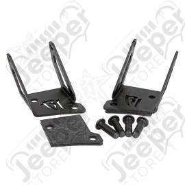 Kit Fixations D-Series A-Pillar pour lampes portées sur bas de baie de pare brise Jeep Wrangler JK 