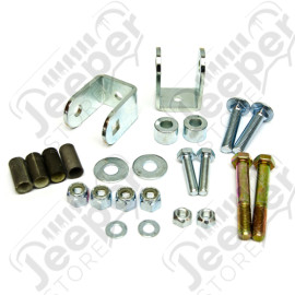 Kit d'adaptateurs pour biellettes rallongées avec la barre stabilisatrice avant - Jeep Wrangler TJ et Jeep Grand Cherokee ZJ / ZG - RE1172