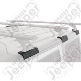 Galerie de toit Rhino-Rack "BackBone" (3 barres avec renforts) pour Jeep Wrangler JK Unlimited (4 portes) 