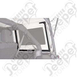 Galerie de toit Rhino-Rack complète (3 barres) pour Jeep Wrangler JK Unlimited (4 portes) 