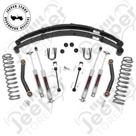 Kit réhausse +4.5" (+11.43 cm) Rough Country - Jeep Cherokee XJ - 633N