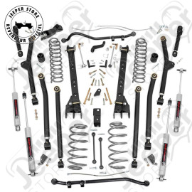 Kit réhausse +6" (+15.24cm) Long Arm Rough Country - Jeep Wrangler TJ - PERF659 / RC65922