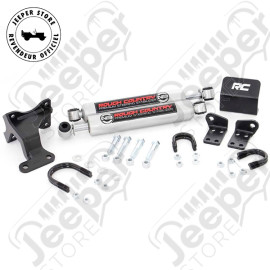 Double Amortisseur de direction renforcé - Jeep Wrangler JK - A partir de 2'' de réhausse minimum - JS99108DRC / RC87349