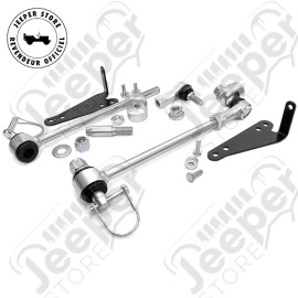 Kit biellettes de barre stabilisatrice avant déconnectable (rehausse 10cm à 15cm, soit de 4'' à 6'') Jeep Wrangler TJ