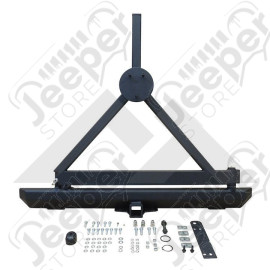 Pare chocs arrière avec support de roue de secours Rock Crusher - Jeep Wrangler YJ, Wrangler TJ - Pare Chocs Type Warn