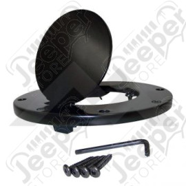 Cadre d'orifice de réservoir noir (en aluminium) Jeep Wrangler TJ
