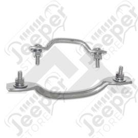 2 Fixations de sangle en acier / inox pour coté porte (pour 1 porte) (1 grand et 1 petit varie selon modèle) Jeep CJ et Wrangler YJ et TJ