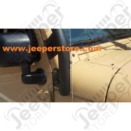 Galerie de toit offroad OFD en acier noir pour Jeep Wrangler JK Unlimited (4 portes) - OF00502103