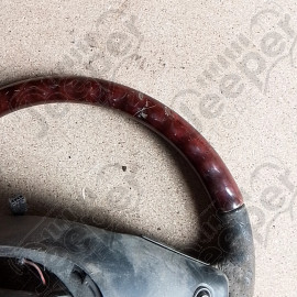 Occasion : Volant bois/cuir gris/noir (avec défauts) pour Jeep Grand Cherokee WJ, WG
