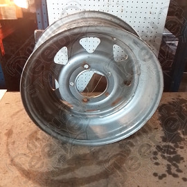 Occasion : Jante en acier Triangular chromé 5x139,7 - 6x16 pour Jeep C101, WSJ, WJT, VJ3, VJ2, CJ8, CJ7