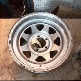 Occasion : Jante en acier 5x114,3 - 7x15 pour Jeep YJ, TJ, XJ, KJ, ZJ, ZG