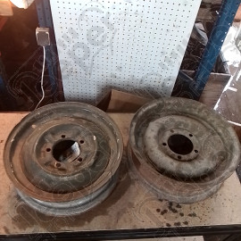 Occasion : Jante en acier 5x139,7 - 5x16 pour Jeep C104, C101, WJSW, WJT, VJ3, VJ2, CJ6