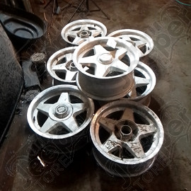 Occasion : Jante aluminium 5x114,3 - 7x15 pour Jeep YJ, TJ, MJ, XJ, KJ, ZJ, ZG