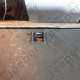Occasion : Assise banquette arrière grise en tissu/cuir pour Jeep Cherokee XJ