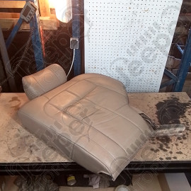 Occasion : Dossier 1/3 banquette arrière chocolat en cuir + appui tête pour Jeep Grand Cherokee WJ, WG