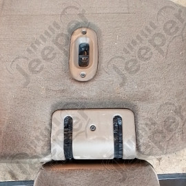 Occasion : Dossier 1/3 banquette arrière chocolat en cuir + appui tête pour Jeep Grand Cherokee WJ, WG