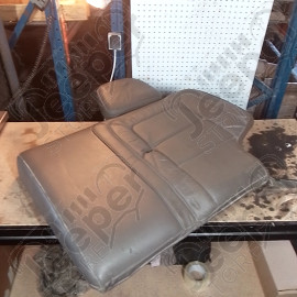 Occasion : Dossier 2/3 banquette arrière chocolat en cuir + appui tête pour Jeep Grand Cherokee ZJ, ZG