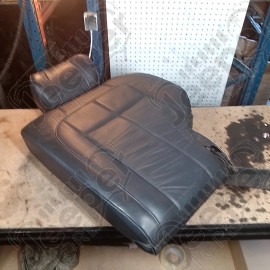 Occasion : Dossier 1/3 banquette arrière gris/noir en cuir + appui tête pour Jeep Grand Cherokee WJ, WG