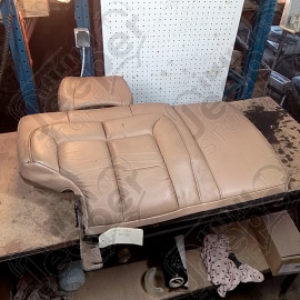 Occasion : Dossier 2/3 banquette arrière beige en cuir + appui tête pour Jeep Grand Cherokee WJ, WG
