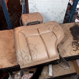 Occasion : Dossier 1/3 banquette arrière beige en cuir + appui tête pour Jeep Grand Cherokee WJ, WG