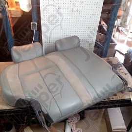 Occasion : Dossier 2/3 banquette arrière gris en alcantara/cuir + appui tête pour Jeep Grand Cherokee WJ, WG