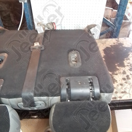 Occasion : Dossier 2/3 banquette arrière gris en alcantara/cuir + appui tête pour Jeep Grand Cherokee WJ, WG