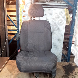 Occasion : Siège passager gris en tissu/cuir (sans socle) + appui tête pour Jeep Cherokee XJ