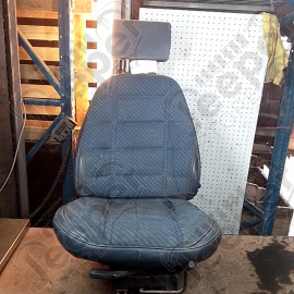 Occasion : Siège conducteur bleu en tissu (sans son socle) + appui tête pour Jeep Cherokee XJ