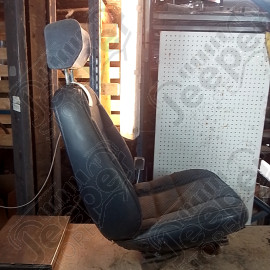 Occasion : Siège conducteur bleu en tissu (sans son socle) + appui tête pour Jeep Cherokee XJ