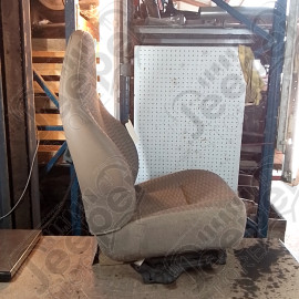 Occasion : Siège conducteur marron en tissu (sans son socle) pour Jeep Wrangler TJ