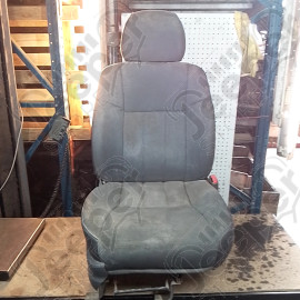 Occasion : Siège passager gris/noir en tissu/cuir (sans son socle) + appui tête pour Jeep Cherokee XJ