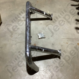 Occasion : Arceaux universel acier chromé incomplet pour Jeep MJ, TJ, YJ, CJ8, CJ7, CJ6, CJ5