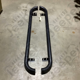 Occasion : Marche pieds tubulaire noir sans fixation pour Jeep Cherokee XJ