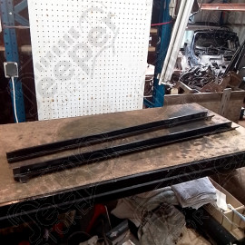 Occasion : Barre de tour de caisse pour bâche (gauche + droit) pour Jeep Wrangler YJ
