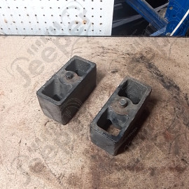 Occasion : Kit de 2 cales de réhausse arrière en acier de 3" (7,5 cm) pour Jeep Cherokee XJ