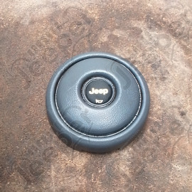 Occasion : Enjoliveur de klaxon couleur gris pour Jeep CJ7, CJ8, YJ, XJ