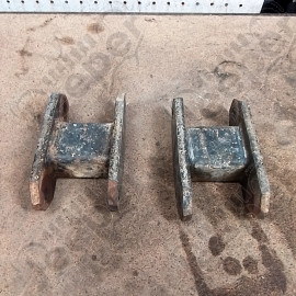 Occasion : 2 jumelles avant renforcées largueur : 6,5 cm / entraxe : 11,5 cm pour Jeep CJ5, CJ7, CJ8