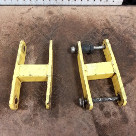Occasion : 2 jumelles avant ou arrière renforcées largueur : 7,5 cm / entraxe : 15,50cm pour Jeep CJ7, CJ8, YJ