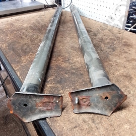 Occasion : Kit de 2 barres d'arceaux de baie de pare brise (modifiées côté baie) pour Jeep Wrangler YJ