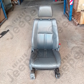Occasion : Siège passager gris en cuir réglable électriquement (sans son socle) pour Jeep Grand Cherokee WH, WK