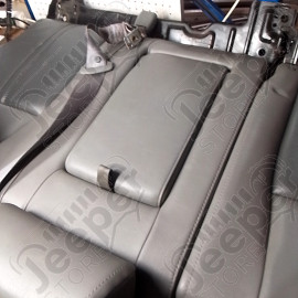 Occasion : Dossier banquette arrière gris en cuir pour Jeep Grand Cherokee WH, WK
