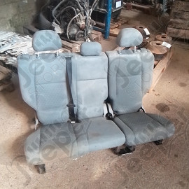 Occasion : Banquette arrière (assise + dossier) en tissu gris d'origine pour Jeep Cherokee Liberty KJ