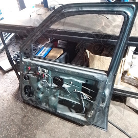 Occasion : Porte avant droite verte pour Jeep Grand Cherokee ZJ, ZG