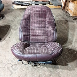Occasion : Siège avant droit bordeau en tissu/cuir pour 2 portes pour Jeep Cherokee XJ