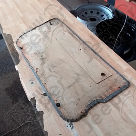 Occasion : Panneau de porte intérieur droit en cuir gris pour Jeep CJ7, CJ8, YJ