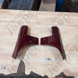 Occasion : Lot de 2 charnières de pare brise gauche et droite bordeaux pour Jeep Wrangler JK