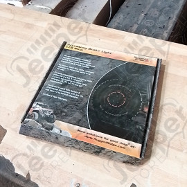 Occasion : 3eme feu stop rond à LED pour roue de secours universel (4 LEDS HS) pour Jeep KJ, JK, TJ, YJ, CJ8, CJ7, CJ6