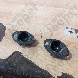 Occasion : Lot de 2 éclaireurs de plaque d'immatriculation pour Jeep Wrangler TJ