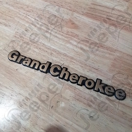 Occasion : Emblème logo "Grand Cherokee" pour Jeep Grand Cherokee ZJ, ZG