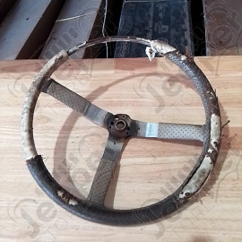 Occasion : Volant en cuir beige à refaire pour Jeep CJ7, CJ8, YJ, MJ, XJ